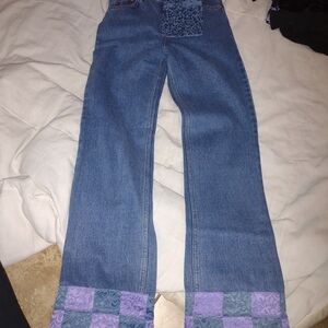 100% Girls: Stylish Blue and Purple Women's/Girls Jeans